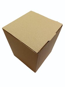 Petite boîte en carton ondulé Tuck Top marron 6.1x5.9x7.5 pouces modèle 5507-Portable étanche fabriqué avec des matériaux recyclés - Product Image 6