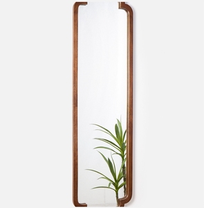 Thủ công thiết kế hiện đại keo tự nhiên/Xoài gỗ Tường Khung gương đầy đủ chiều dài cong biên giới cạnh cho Trang chủ trang trí - Product Image 6