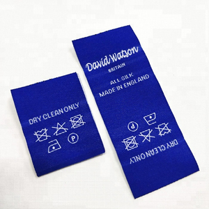 Etiqueta personalizada para el cuidado de la ropa Impresión de instrucciones para coser Etiqueta de lavado con borde cortado con láser - Product Image 6