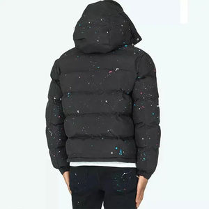 Vente de gros Veste matelassée haute qualité personnalisée pour hommes Service OEM Nouvelle veste imprimé avec logo pour la saison d'hiver - Product Image 2