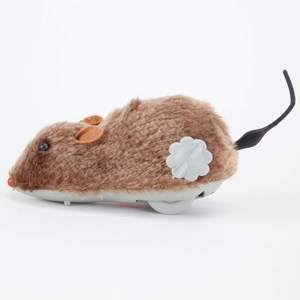 Jouet interactif pour chat, souris en peluche moderne à mouvement mécanique automatique, accessoires pour animaux de compagnie - Product Image 2