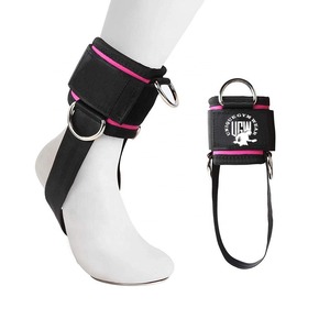 สายรัดข้อเท้าสำหรับออกกำลังกายแบบยูนิเซ็กซ์ (นีโอพรีน/โพลีเอสเตอร์) สำหรับการยกน้ำหนักและการใช้อุปกรณ์ - Product Image 1