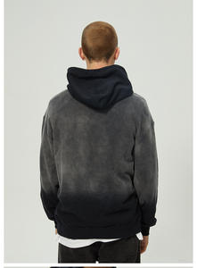 2024 cuello grueso peso pesado cuello redondo sudadera algodón lavado ácido de gran tamaño gota hombro sudaderas con capucha sudadera cuello redondo a granel - Product Image 6