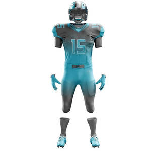 Uniforme de fútbol americano personalizado de alta calidad OEM 2025, transpirable, de secado rápido, de talla grande, diseño personalizado, impresión por sublimación de equipo - Product Image 1