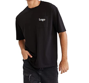 Camiseta para hombre, camisetas blancas de manga corta informales de alta calidad, logotipo personalizado, camiseta de secado rápido en blanco de algodón 100% - Product Image 2