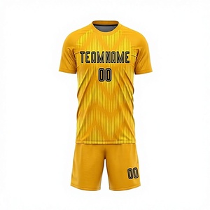 ชุดเสื้อฟุตบอลชุดเสื้อฟุตบอลโพลีเอสเตอร์แบบซับลิเมชันชุด100% - Product Image 1