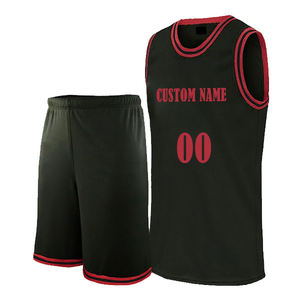 Conjunto De Basquete Kit 2 Peça Jersey & Shorts Conjunto Sportswear Clube de Basquete Uniforme Desgaste Atlético Basquete Jersey Shorts Conjuntos OEM - Product Image 5