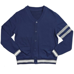 Cárdigan de Punto Casual de Invierno, Personalizado al por Mayor, Antiarrugas, Grueso, con Botones, Cuello en V, Logotipo de Hermandad Griega, Talla Grande, Universitario - Product Image 1