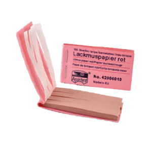 pH for Test Strips Red Litmus Paper 100 Strips - Product Image 1