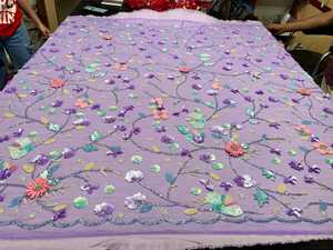 ชุดราตรีเจ้าสาวทำด้วยมือสำหรับงานแต่งงานผ้าเรยอนและผ้าลินินพร้อมลูกปัดตาข่ายกันไฟฟ้าสถิตผ้าลูกไม้ปักเลื่อม - Product Image 3