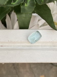 Cabujones con forma de cojín largo Aguamarina de Color superior Natural, piedra con buen brillo, piedras preciosas sueltas para hacer joyas de 5,27 quilates - Product Image 3