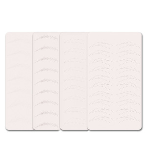 눈썹 모양 가짜 피부 PMU 훈련 연습 스킨 용품 Microblading Micro음영 눈썹 문신 영구 화장 - Product Image 1