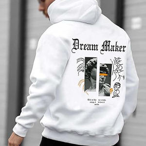 Sweat à capuche streetwear avec logo personnalisé Sweat à capuche en coton mélangé de qualité supérieure avec votre logo Idéal pour les sorties décontractées et streetwear - Product Image 4