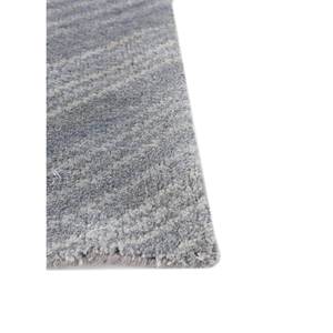 Alfombra Azul Azalea Anudada a Mano de Lana y Seda de Bambú con Patrón Geométrico y Abstracto para el Hogar o la Habitación de Adolescentes Modelo AKWB-1345 - Product Image 4