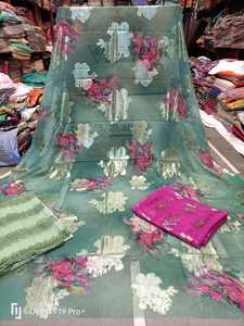 Vente chaude Faransawi Robe De Mariée De Haute Qualité Multicolore Imprimé Cristal Pierres Dirac Somali Soie Tissu Tissé En Gros - Product Image 5