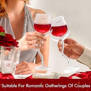 Copa de <span class=keywords><strong>Vino</strong></span> y Whisky de Cristal en Forma de Rosa, Soplada a Mano, Sin Plomo, Ecológica, Copa Alta - Product Image 3