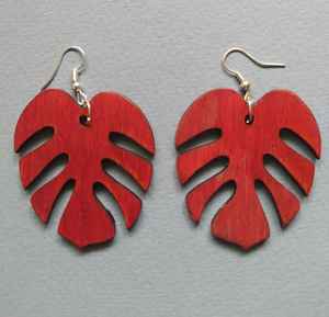 Pendientes colgantes de moda de madera de diseño único de estilo clásico recién llegados 2023 fabricados y exportados por el exportador de artesanías indias - Product Image 2