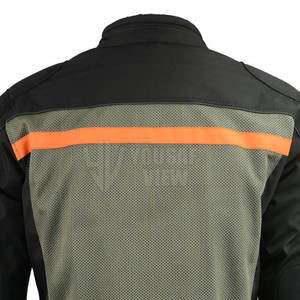 แจ็กเก็ตหนังสำหรับแข่งรถมอเตอร์ไซด์ของผู้ชายแจ็กเก็ตหนังขี่มอเตอร์ไซด์โลโก้ตามสั่ง - Product Image 5