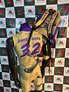 Maillot de football américain, maillot de supporter, broderie par sublimation, grande taille, uniforme de fan, photos réelles, usine du Pakistan - Product Image 3