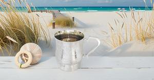 Tasses à mules en métal de Moscou-Capacité de 100% tasses solides pures fabriquées à la main-18 oz Stein de bière en laiton pur 100% fait à la main-Sans doublure-18 oz - Product Image 2