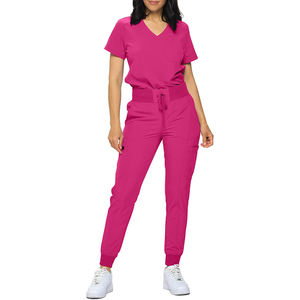 Conjuntos de uniformes médicos unisex personalizados para médicos y enfermeras, conjuntos de uniformes médicos al por mayor, corredores de algodón - Product Image 1