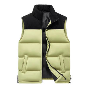 Abrigos de plumón de pato blanco personalizados de alta calidad para hombre, chaqueta acolchada de cuello alto bordada gruesa y cálida - Product Image 5