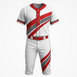 Uniforme de baseball personnalisé léger 2026, sublimation, unisexe, vêtements de sport en maille, 100% polyester, respirant, option complète, nom de l'équipe - Product Image 6