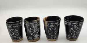 Verre Viking en corne de buffle, verre à boire - Product Image 2