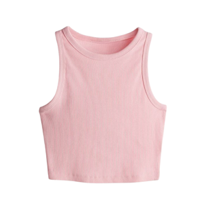 Mujeres Tank Tops Venta al por mayor Cross Back Algodón Stretch Activewear Chaleco OEM Fabricante para el verano Suministro a granel - Product Image 2