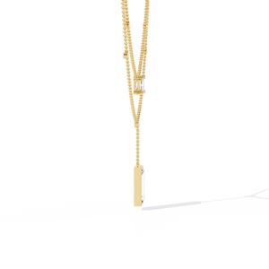 Hermoso Collar de Diamantes Cultivados en Laboratorio en Oro de 18k, Elegante Accesorio para Damas - Product Image 2