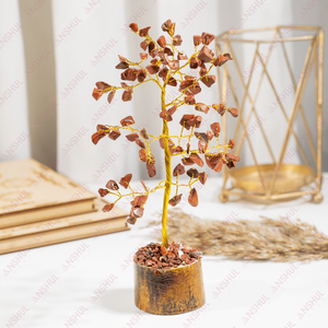Premium Quality Healing Red Jasper 100 <b>Crystal</b> Chips <b>Tree</b> For Home Decor Gift - Product Image 6