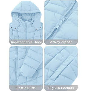 Veste d'hiver matelassée pour femme moderne et tendance, tissu tissé respirant, coupe-vent, construction isolée - Product Image 3
