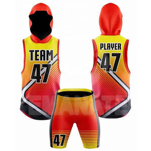 Nouveauté, ensembles d'uniformes de football américain sans manches, imprimés par sublimation, design personnalisable, haute qualité, respirants, 7 7 - Product Image 1