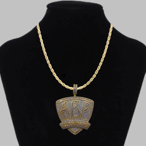 Nueva llegada Baguette y redondo VVS Moissanite diamante chapado en oro plata esterlina 925 Iced Out Hip Hop colgante para hombres al por mayor - Product Image 4