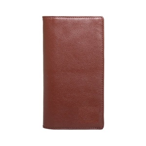 Portefeuille long en cuir de vache véritable tissé pour hommes, accessoires de mode - Product Image 3