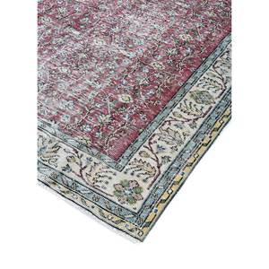 Alfombras de Lana Anudadas a Mano de Gran Tamaño, Diseño Floral Abstracto en Rojo y Naranja, Estilo Boho, Rectangulares, para Pasillo o Sala - Pae-2211 - Product Image 2