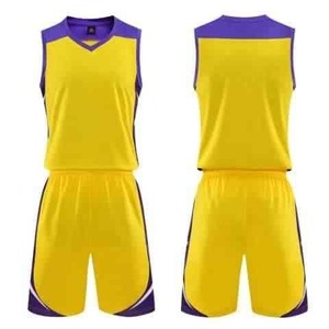 Unisexe respirant grande maille gilet populaire Vintage maillots de basket-ball nom personnalisé numéro sport uniforme sans manches ensemble grande taille - Product Image 3