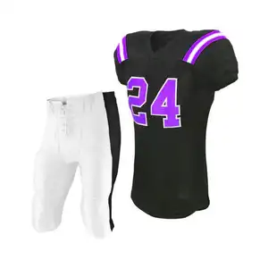 OEM新设计定制美式足球服定制印花廉价美式足球服套装