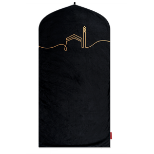 ขายร้อนMinimalist Kaabaออกแบบเครื่องล้างทําความสะอาดได้ 60x120 ซม.กํามะหยี่TAKVA EasiCleanในร่มสวดมนต์ | Kaaba Collection - Product Image 3