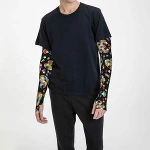 Fábrica al por mayor personalizado deporte al aire libre elástico puro personalizado voleibol béisbol baloncesto Golf fútbol protección brazo mangas - Product Image 5