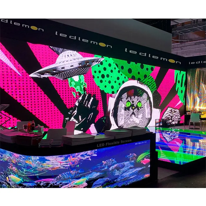 500x500 500x1000mm Seamless Splicing HD 4K Rental Indoor LED Wall Display for Events