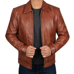 Veste en cuir pour hommes à séchage rapide au meilleur prix de gros pour l'extérieur de bonne qualité/2024 nouvelle veste en cuir pour hommes - Product Image 6