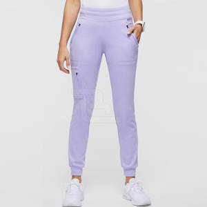 Médecin Soins Infirmiers Scrubs Costume Uniforme Coton Polyester Toile Tissu Prix Usine Prix Pas Cher Stock Marque Privée - Product Image 3