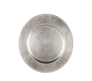 Latón hecho a mano redondeado para placa de cargador Ins diseño utensilios de catering platos económicos para fiestas de boda - Product Image 3