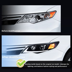 Feux de brouillard gauche et droit, feux de jour à LED, phare avant à LED, ensemble de phares, feu de <span class=keywords><strong>coin</strong></span> large pour Toyota Camry 2010-2011 - Product Image 2