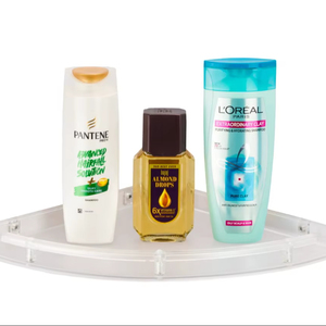 High Quality ABS Modern Portable Multipurpose <b>Corner</b> <b>Shelf</b> 10X10 Shampoo Holder for Hotel & School Use - Product Image 1