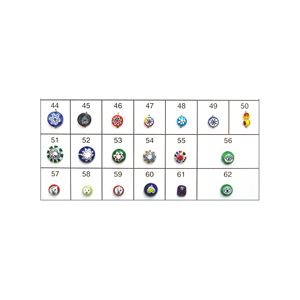 Cuentas de vidrio de horno de Murano coloridas, estilos artísticos únicos con agujero grande para joyería hecha a mano, pulseras y accesorios - Product Image 4