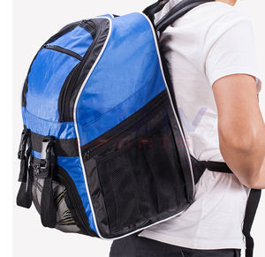 Youth Unisex Outdoor Sports Soccer <b>Backpack</b> Waterproof Polyester High Quality <b>Training</b> Football <b>Backpack</b> Interior Compartment - Product Image 4