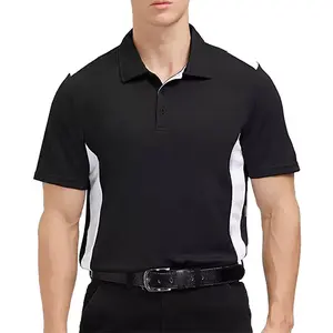 OEM 2024 broderie personnalisée polo pour hommes tissu de luxe en coton et polyester avec logo de grande taille t-shirt de luxe pour le golf - Product Image 3