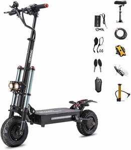 Trottinette électrique Teewing X5 pour adultes, best-seller, avec une puissance de 6000 W, trottinettes électriques, charge maximale de 400 livres, autonomie de 75 miles - Product Image 3